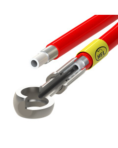 HEL per BMW New Six E3/E9 Left Hand Drive 1968-1977 - tubo frizione aeronautico in treccia metallica