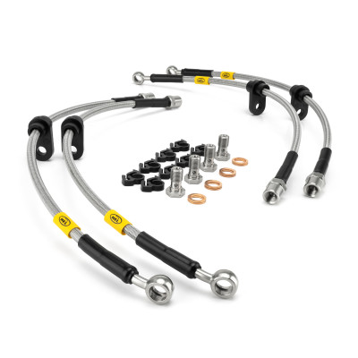 HEL per Cupra Formenter VZ5 2.5 TFSi with Akebono 6 Pot Calipers 2020- tubi freno aeronautici in treccia metallica